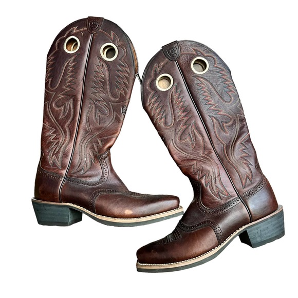 Ariat Other - ARIAT Men's size 9.5 D Heritage Roughstock Leather Western Boot Cowboy Durable